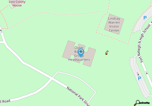 Fort Raleigh National Historic Site map location