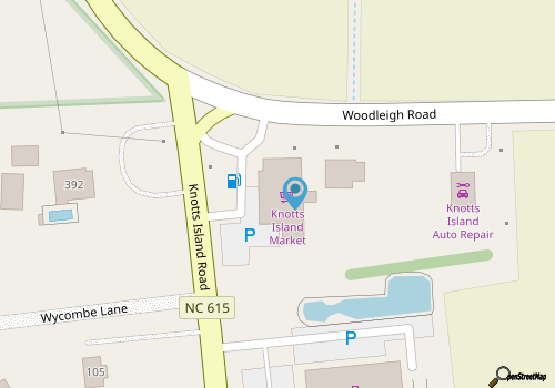 Knotts Island Market map location