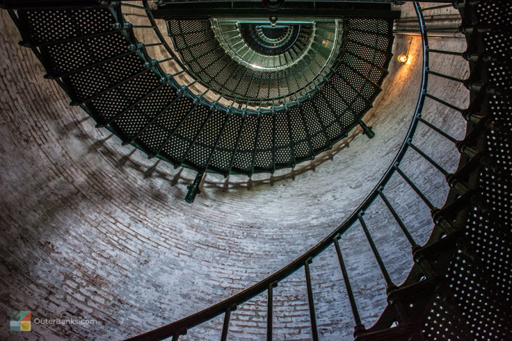 Currituck Beach Light stairs