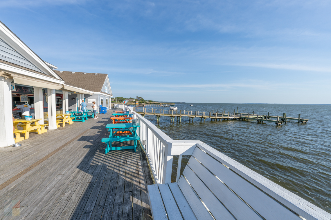 Currituck Sound from Duck waterfront shops