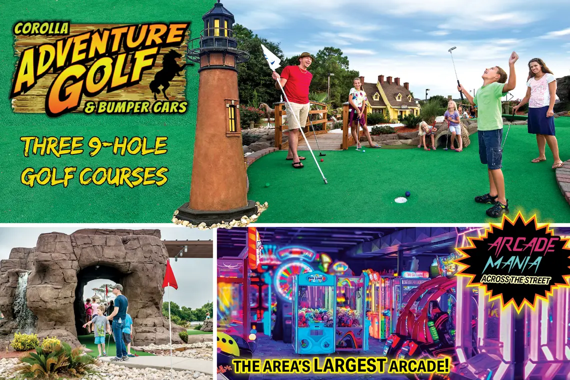 Corolla Adventure Golf and Bumper Cars