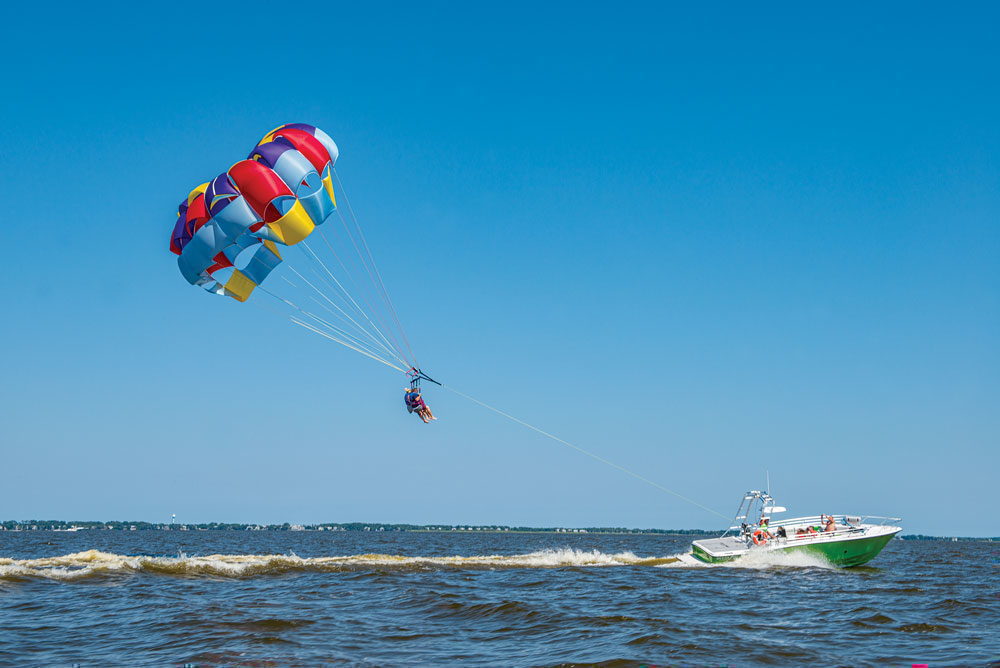 North Beach Watersports parasailing
