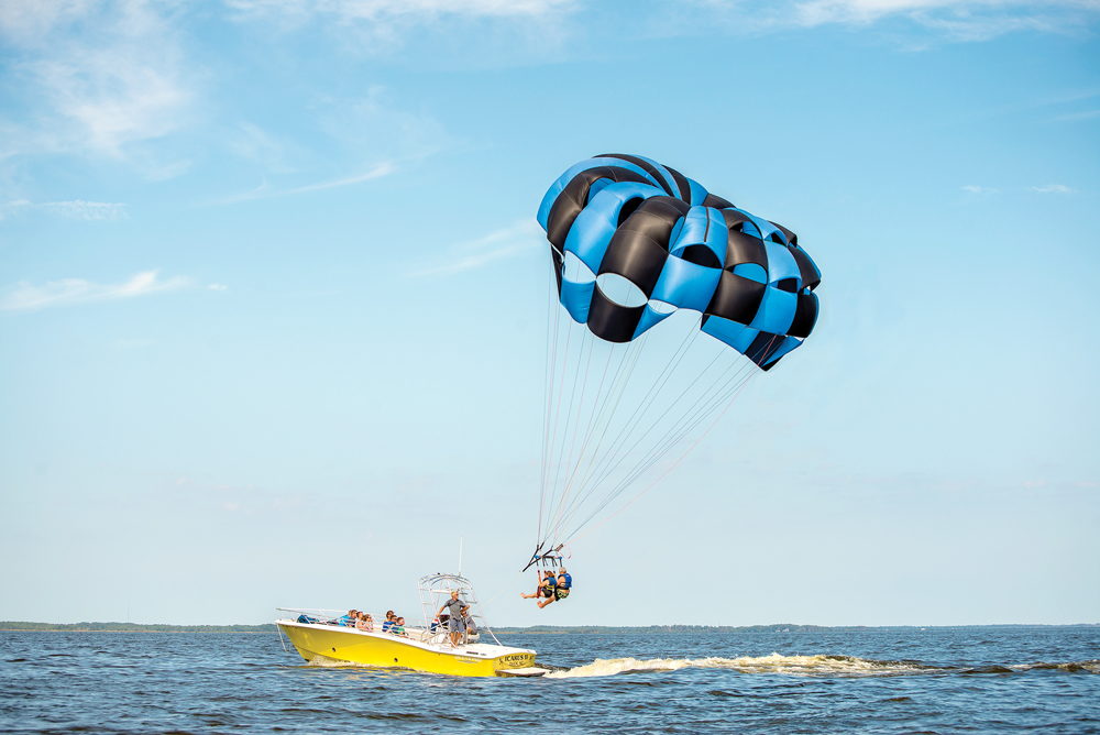 Parasailers take to the sky - Nor’Banks Sailing & Watersports
