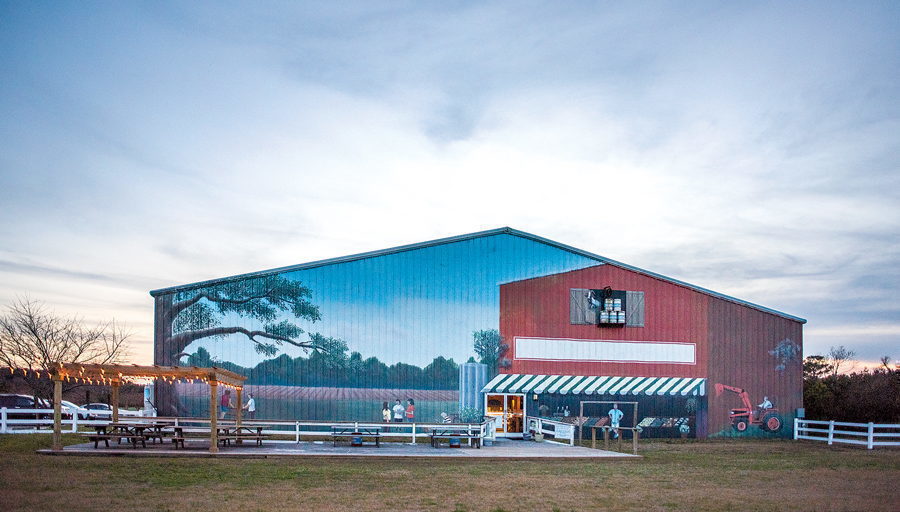 Weeping Radish Brewery Butchery and Pub exterior