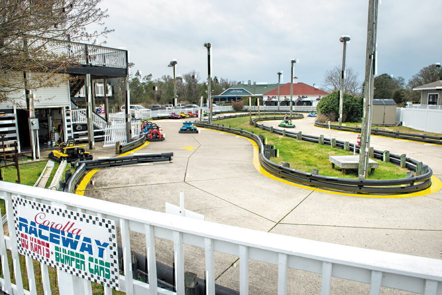 The racetrack at Corolla Raceway