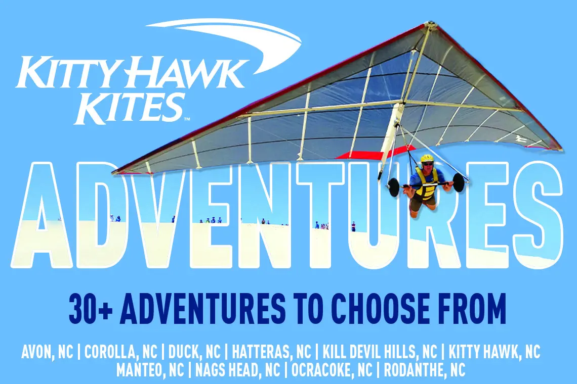 $5 off $30 retail Purchase at any Kitty Hawk Kites