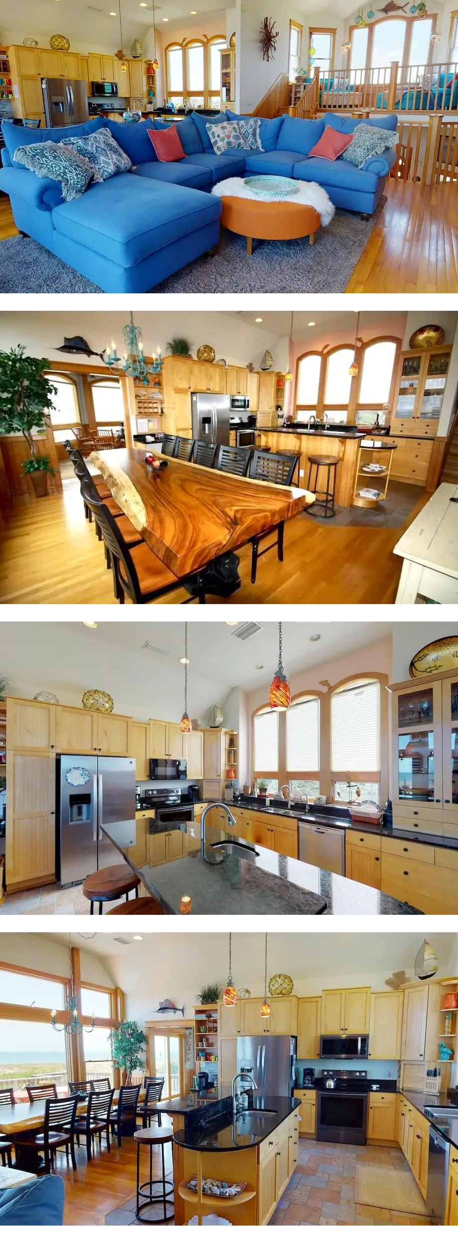 GORGEOUS OCEANFRONT Pool, Hot tub, Game room, tiki bar. 4x4 REQUIRED!