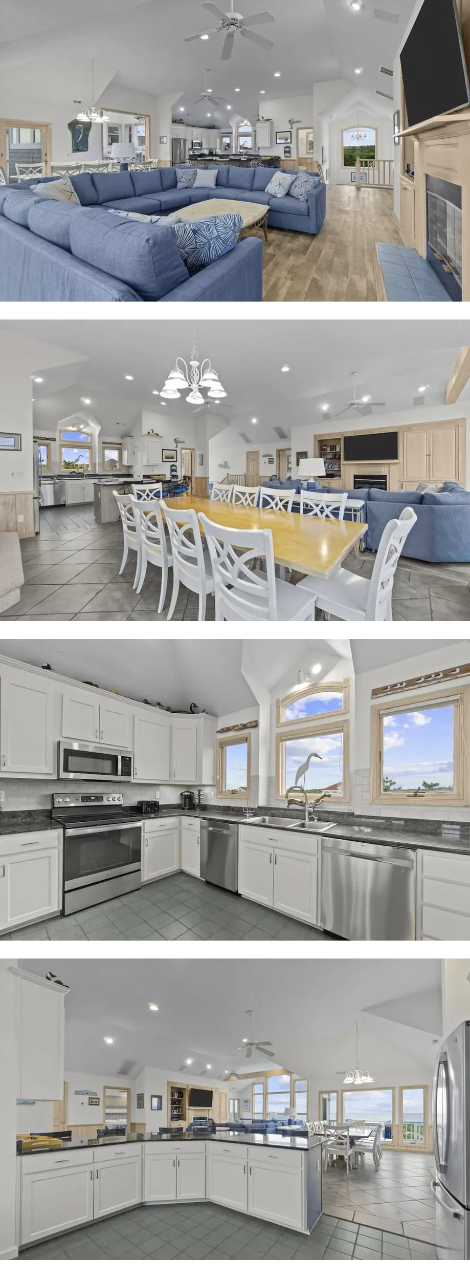 Oceanfront house with private pool, hot tub, & rec room with pool table