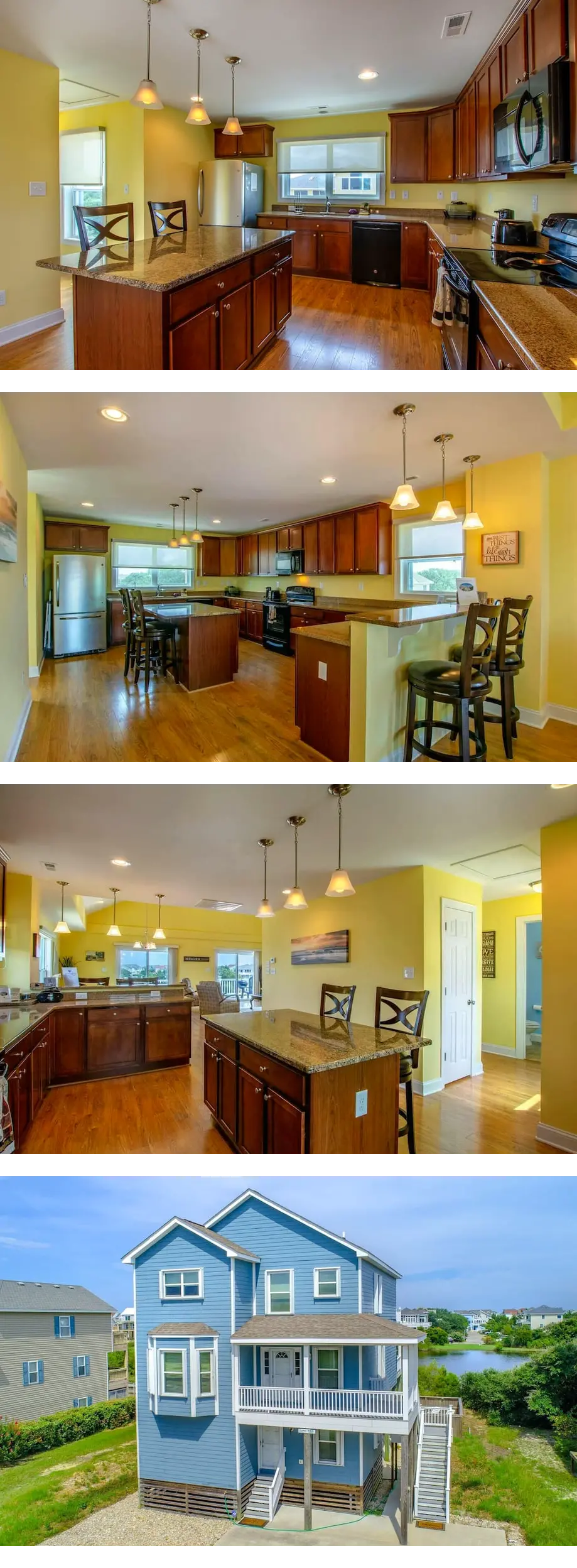 4 bedroom home with inground pool only 5 minute walk to beach