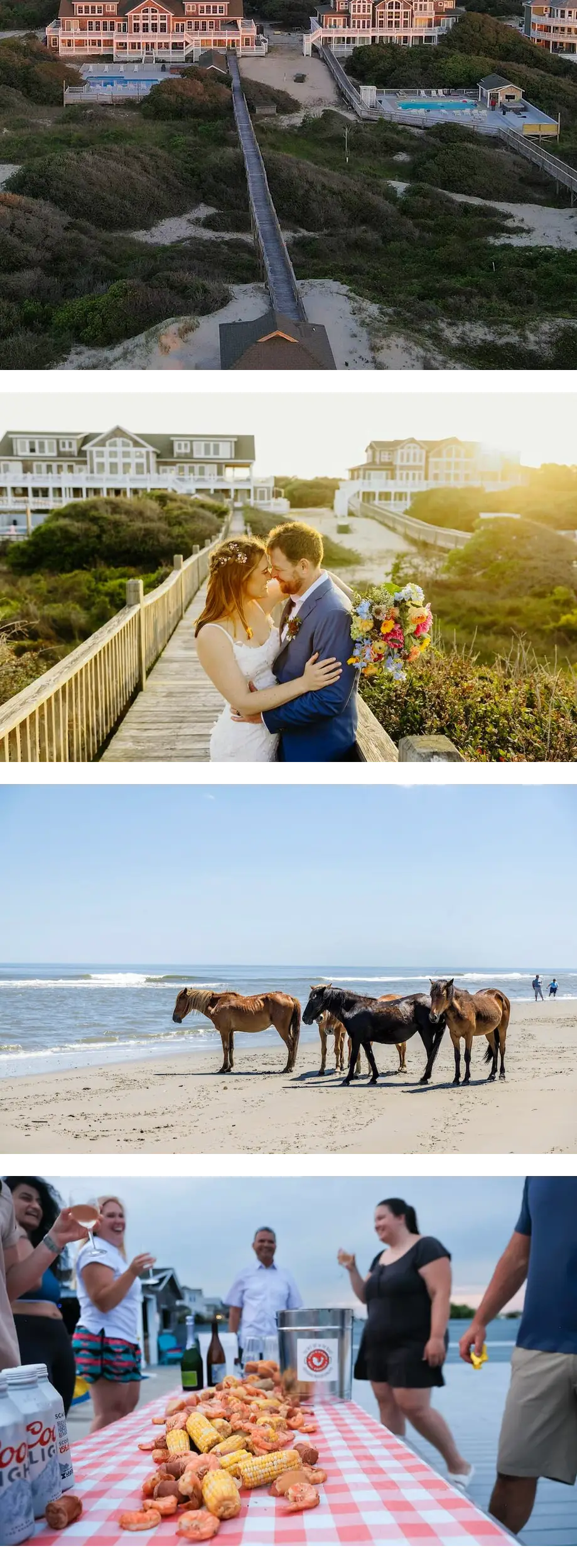 The Three Authors – A Grand Oceanfront Retreat for Weddings, Events & Reunions